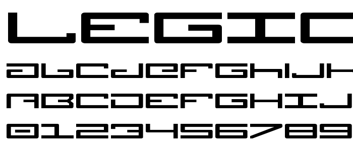 Legion3e font