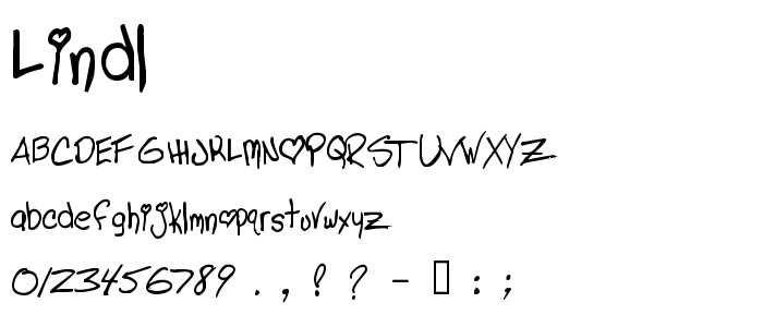 Lindl font