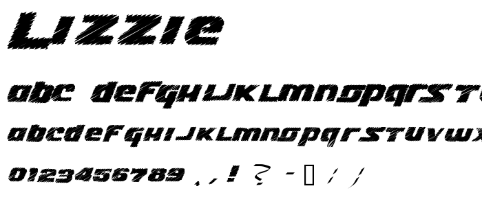 Lizzie font
