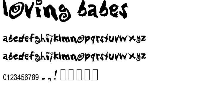 Loving_Babes font