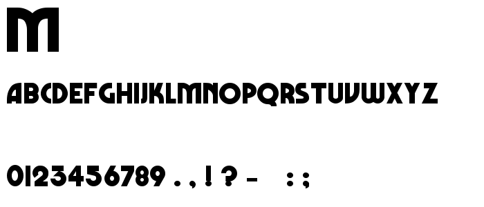Marbolo font