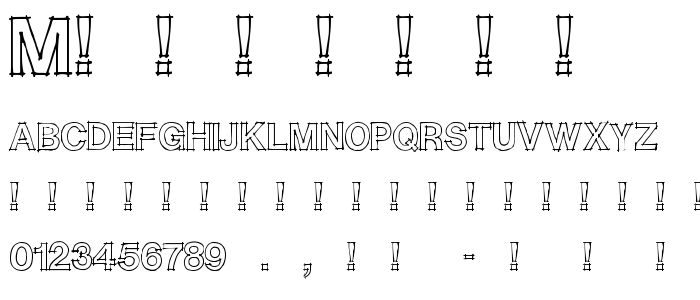 Marshall font