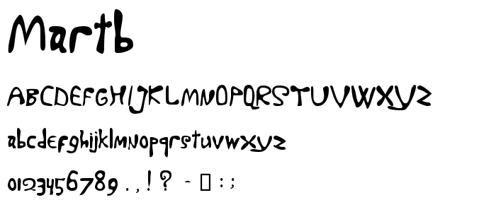 Martb font