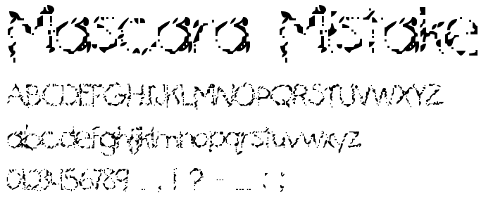 Mascara_Mistake font