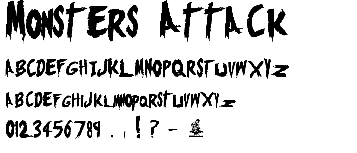 Monsters_Attack font