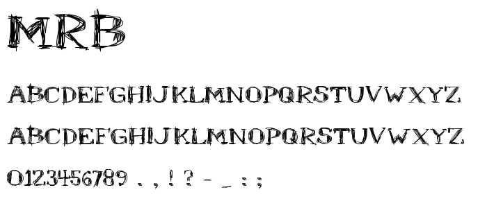 Mrb font