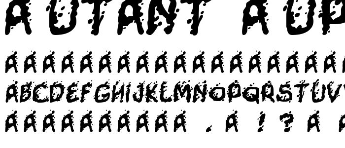 Mutant_Supermodel font