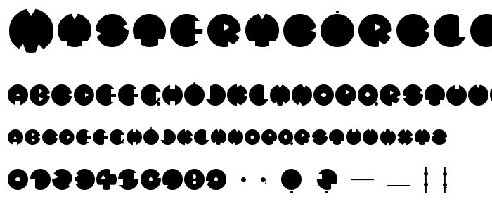 Mysterycircle font