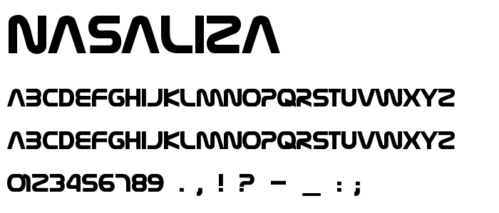 Nasaliza font
