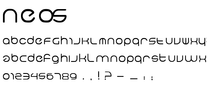 Neo5 font