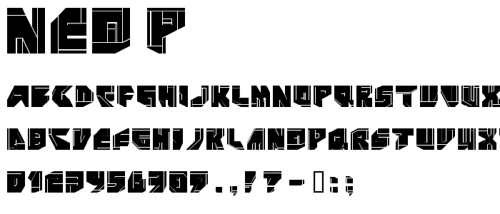 Neo_P font
