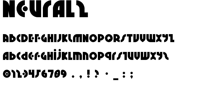 Neural2 font