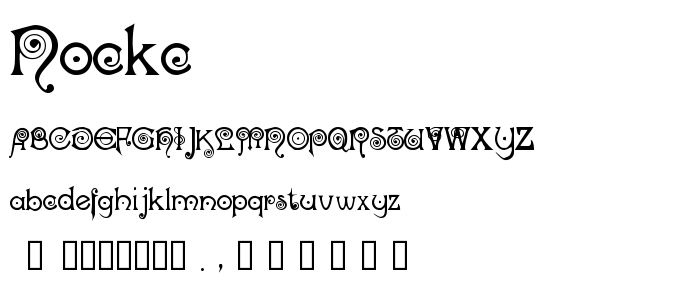 Nockc font