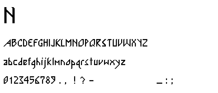 Nordic2 font