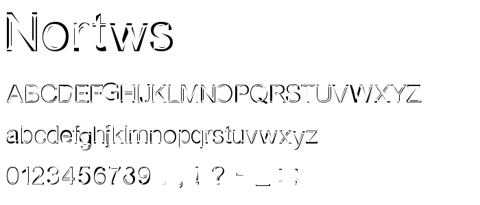 Nortws font