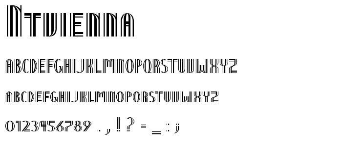 Ntvienna font