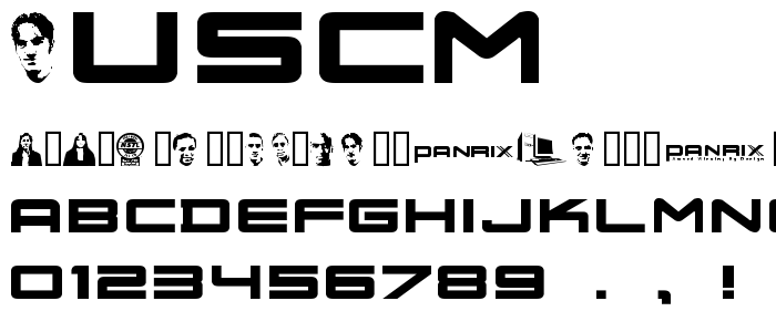 Nuscm font