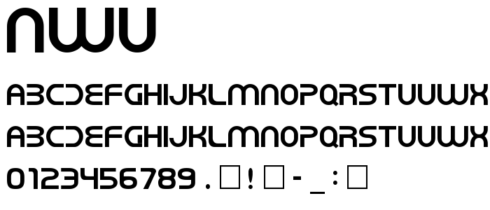 Nwv font