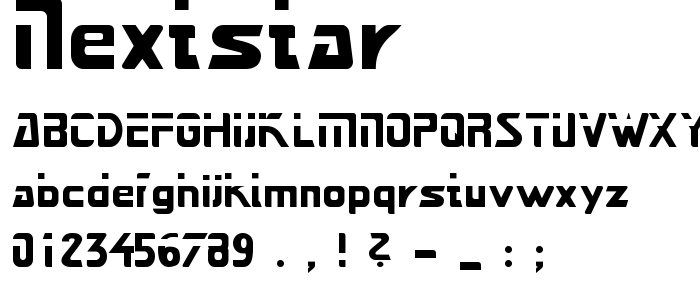 Nextstar font