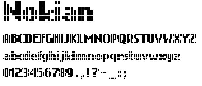 Nokian font