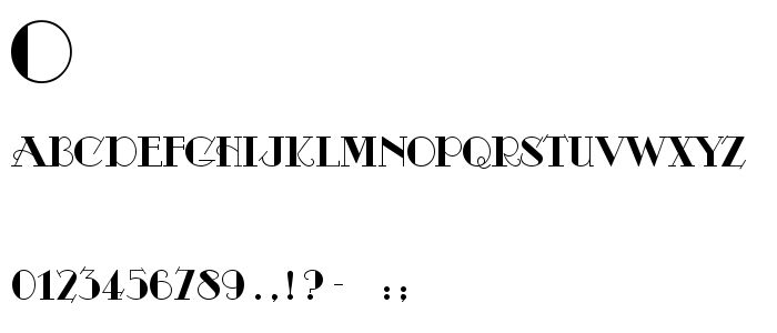 Odalisqu font