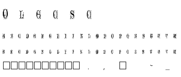 Olecsc font