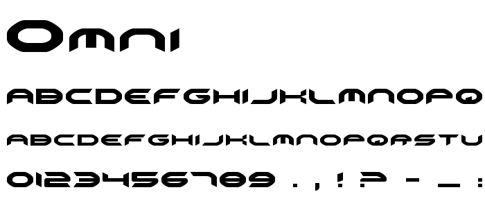 Omni font