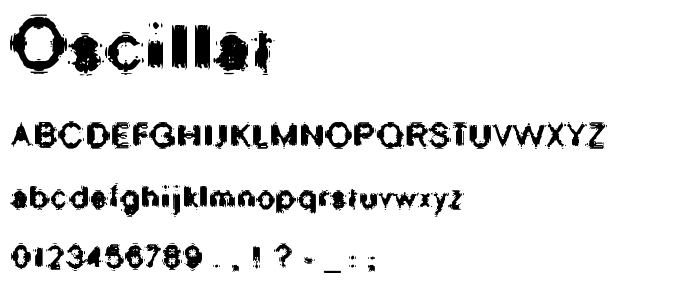 Oscillat font