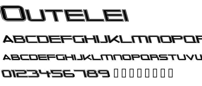 Outelei font