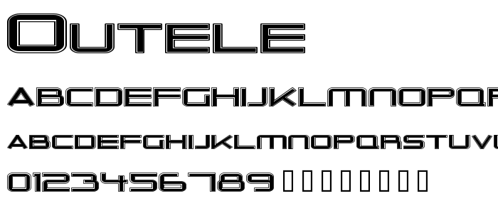 Outele font