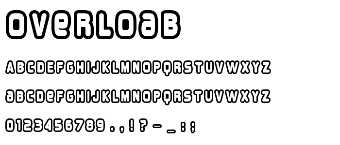 Overloab font