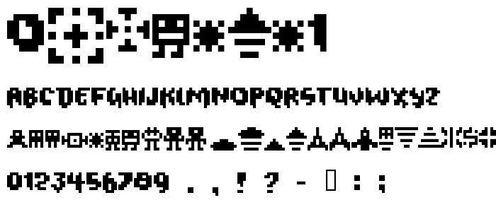 Oxygene1 font