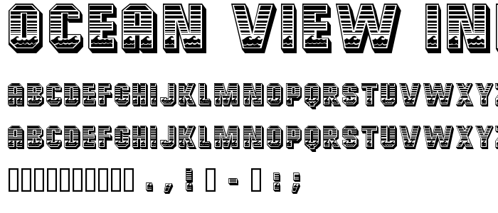 Ocean_View_Initials font