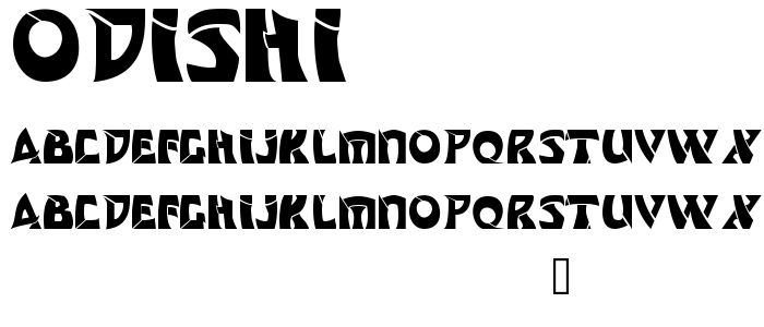 Odishi2 font