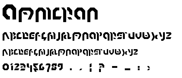 Omnicron font