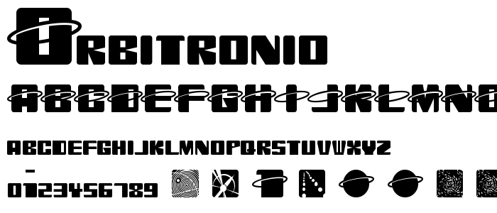 Orbitronio font