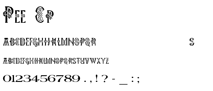 Pee_Cp font