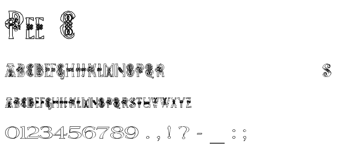 Pee_C font