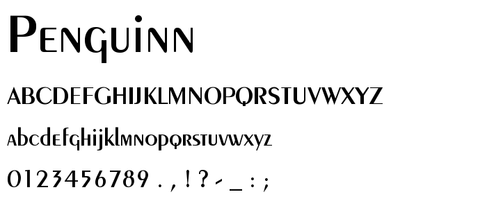 Penguinn font