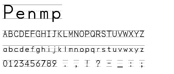 Penmp font