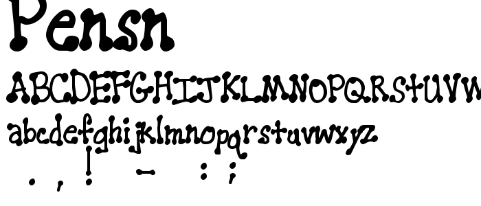 Pensn font