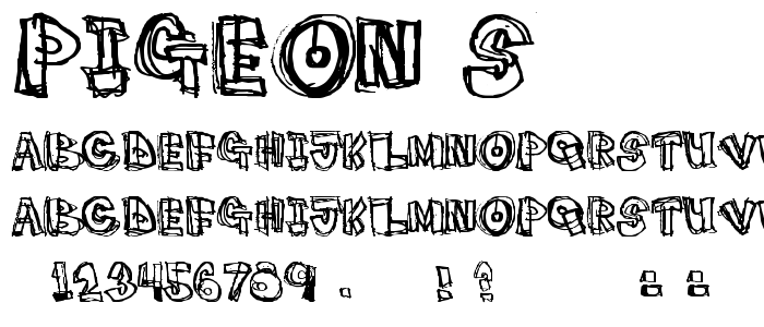 Pigeon_S font