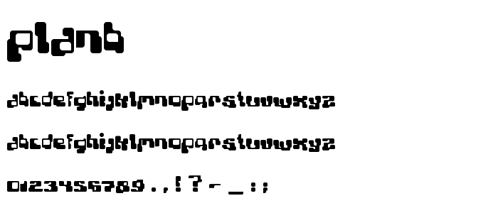 Planb font