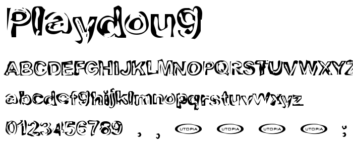 Playdoug font