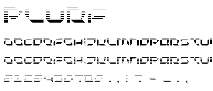 Plurf font