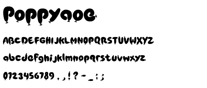 Poppyaoe font