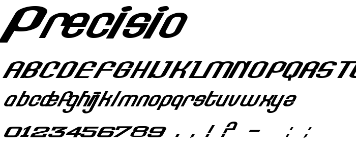 Precisio font