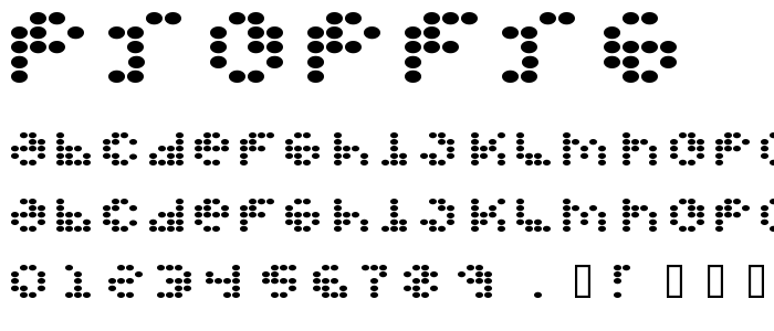 Propfrg font