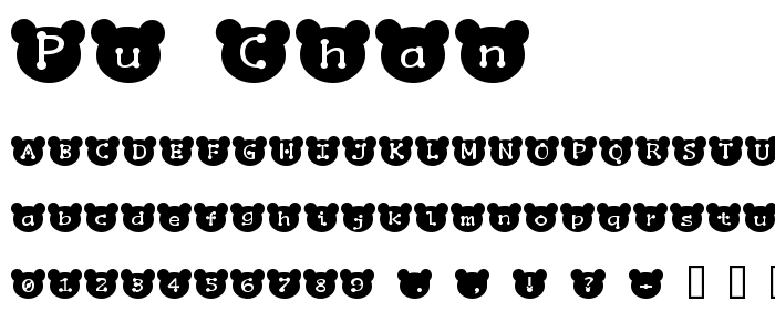 Pu_Chan font