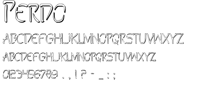 Perdo font